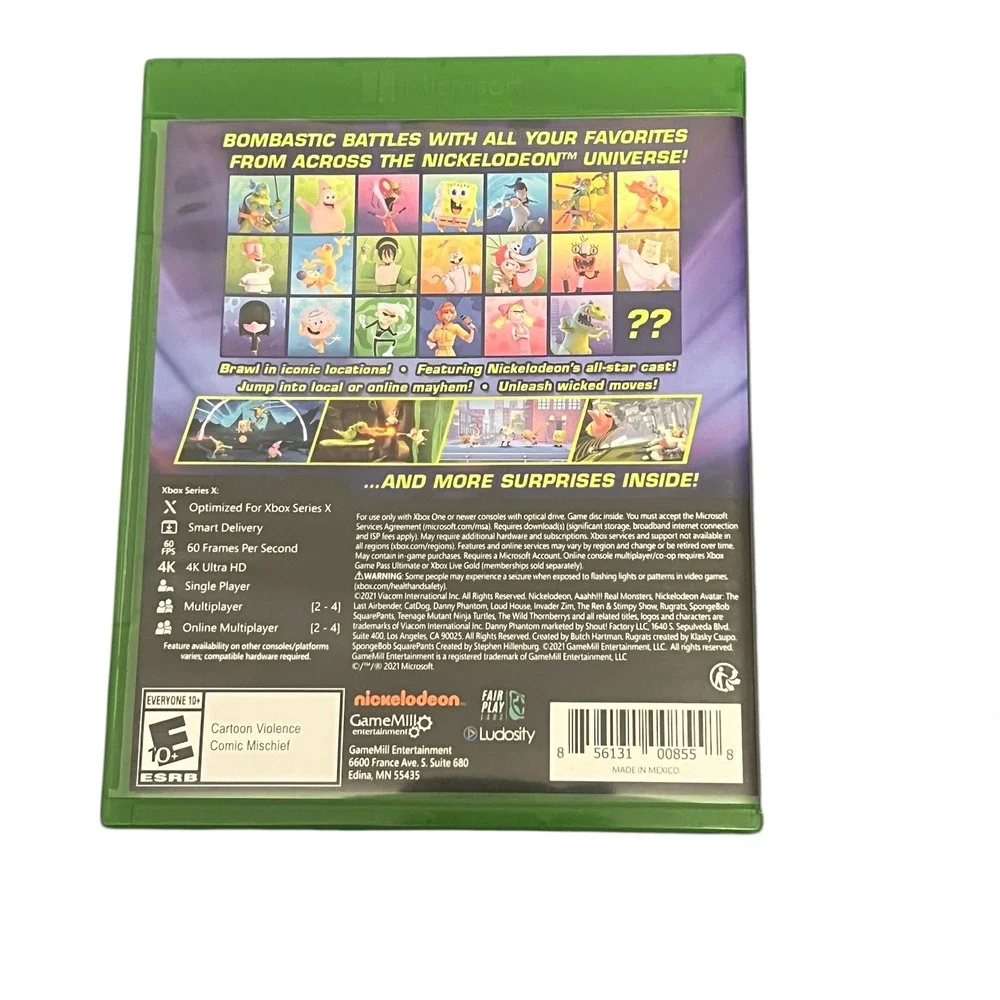 Nickelodeon All-Star Brawl Xbox Series X Xbox One GameMill Entertainment Gaming‎